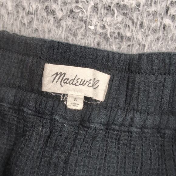 Madewell Pants Women Small Black Classiccore Preppy Minimalist Crop Leg Pull On - Picture 4 of 10